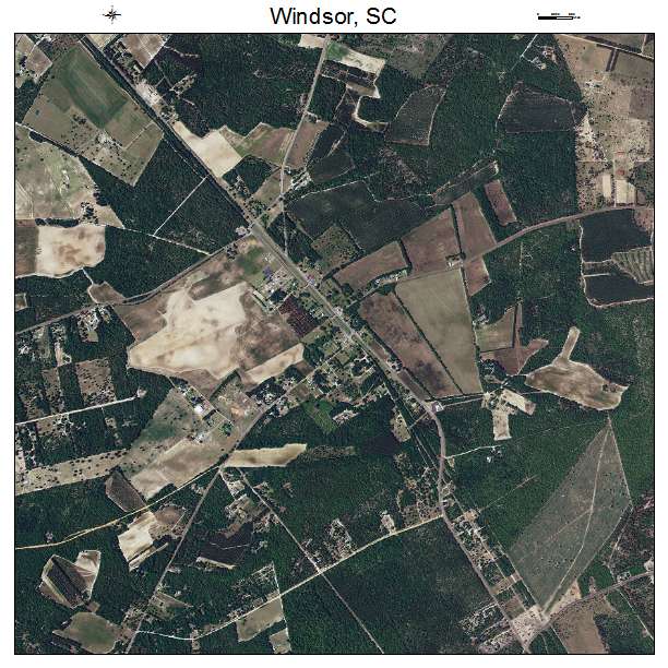 Windsor, SC air photo map