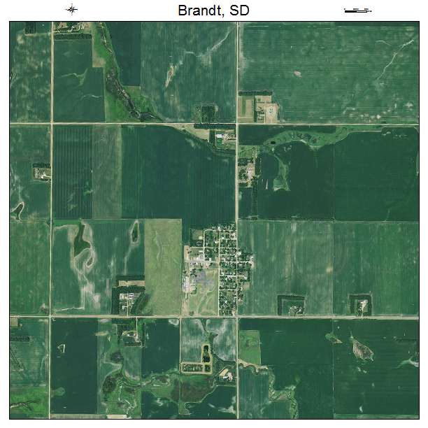 Brandt, SD air photo map