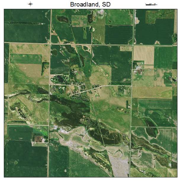 Broadland, SD air photo map