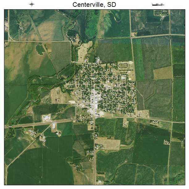 Centerville, SD air photo map