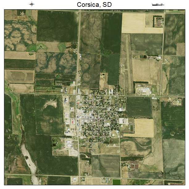 Corsica, SD air photo map