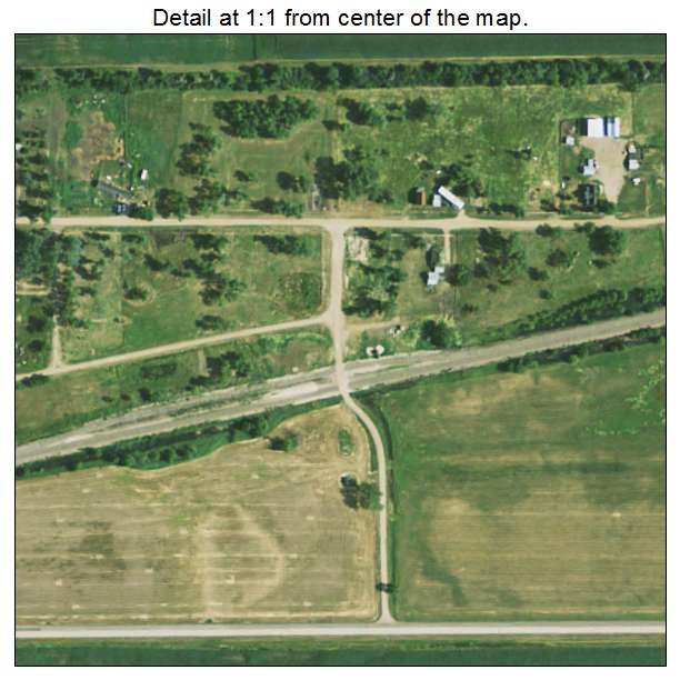Albee, South Dakota aerial imagery detail
