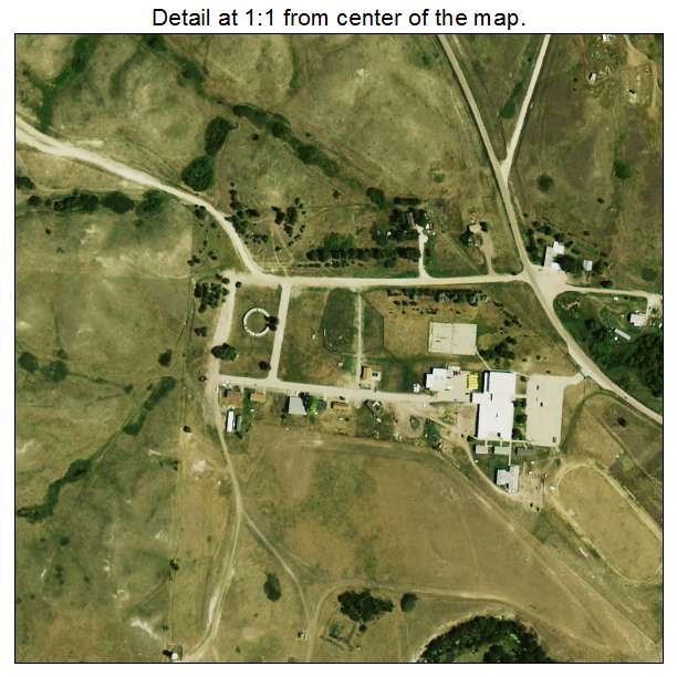 Allen, South Dakota aerial imagery detail