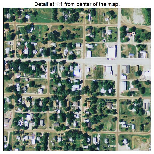 Alpena, South Dakota aerial imagery detail