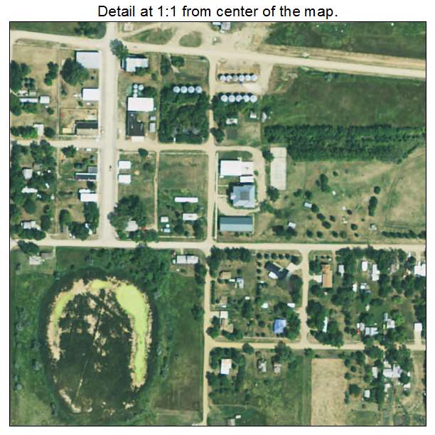 Andover, South Dakota aerial imagery detail