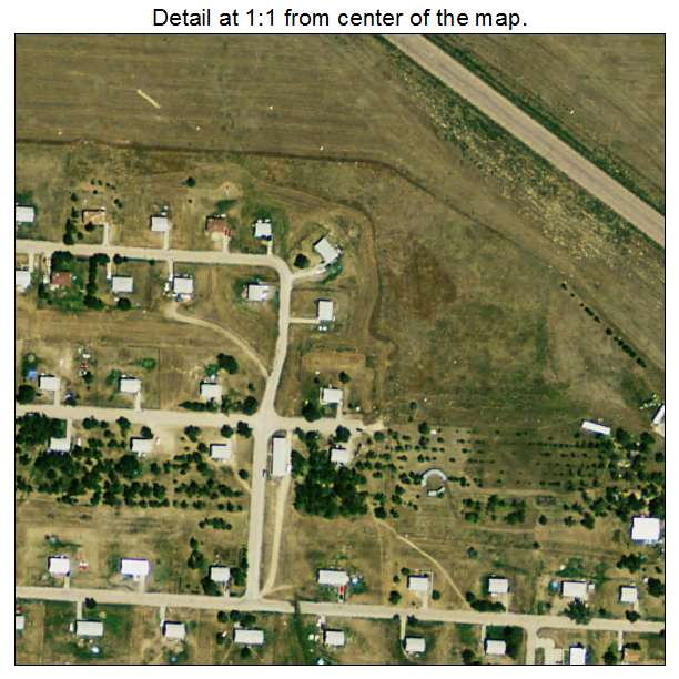 Antelope, South Dakota aerial imagery detail