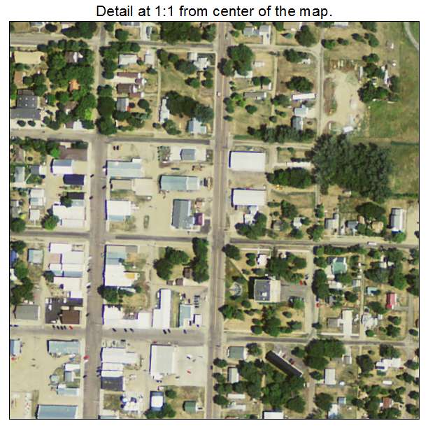 Armour, South Dakota aerial imagery detail