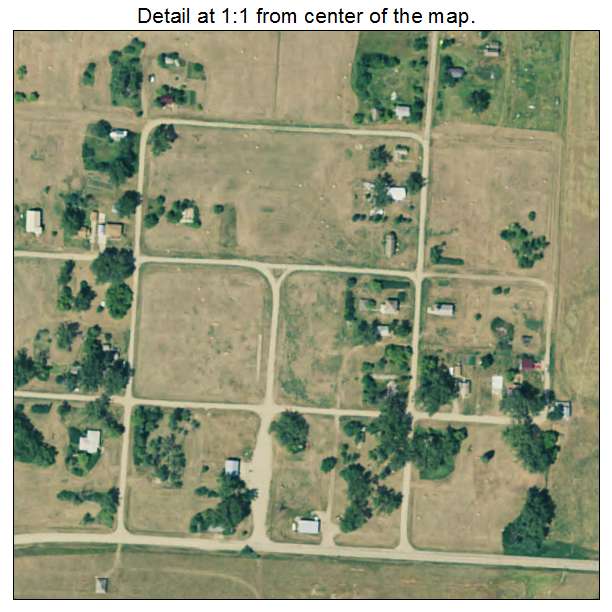 Artas, South Dakota aerial imagery detail