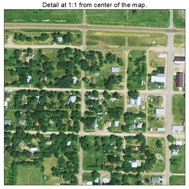 Artesian, South Dakota aerial imagery detail