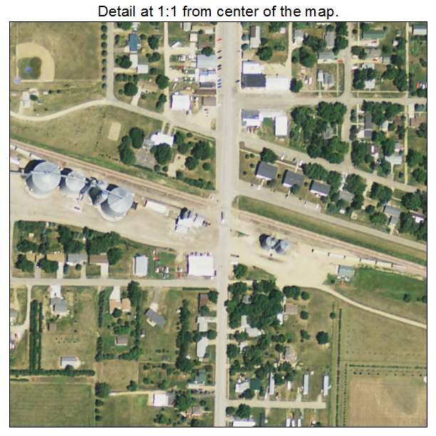 Aurora, South Dakota aerial imagery detail