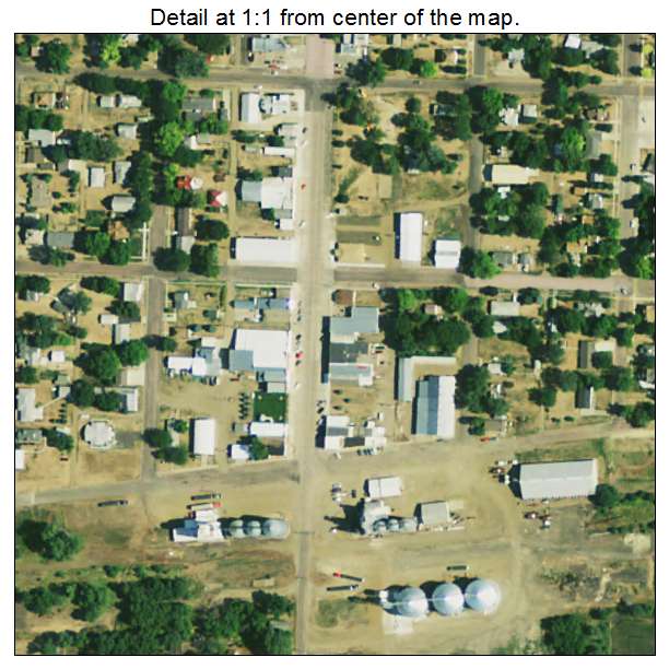 Avon, South Dakota aerial imagery detail