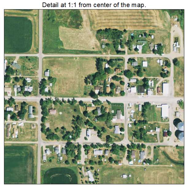 Badger, South Dakota aerial imagery detail
