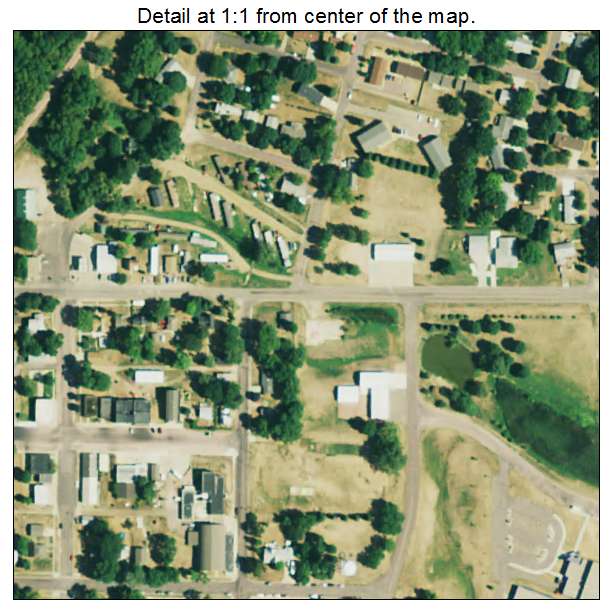 Baltic, South Dakota aerial imagery detail
