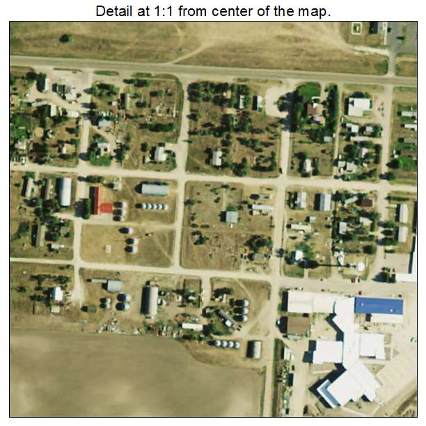 Batesland, South Dakota aerial imagery detail
