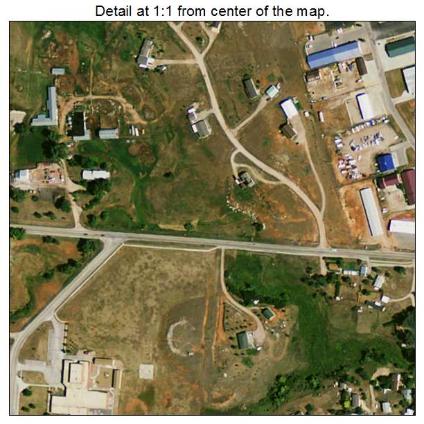 Blackhawk, South Dakota aerial imagery detail