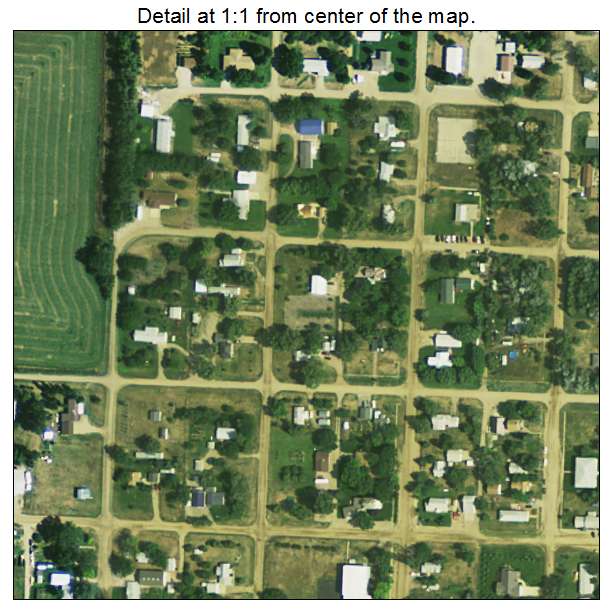 Blunt, South Dakota aerial imagery detail