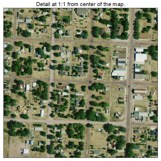 Bonesteel, South Dakota aerial imagery detail