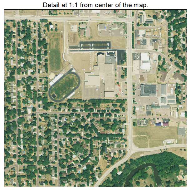 Brandon, South Dakota aerial imagery detail