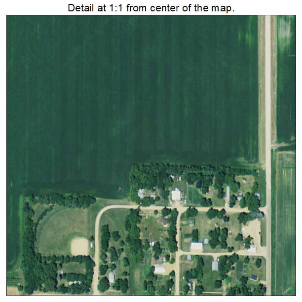 Brandt, South Dakota aerial imagery detail