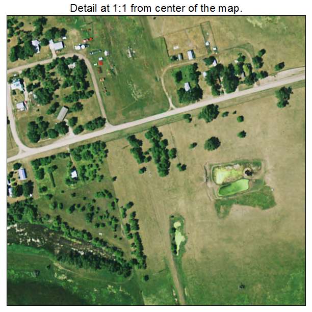 Broadland, South Dakota aerial imagery detail