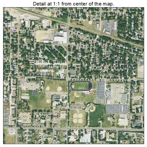 Brookings, South Dakota aerial imagery detail