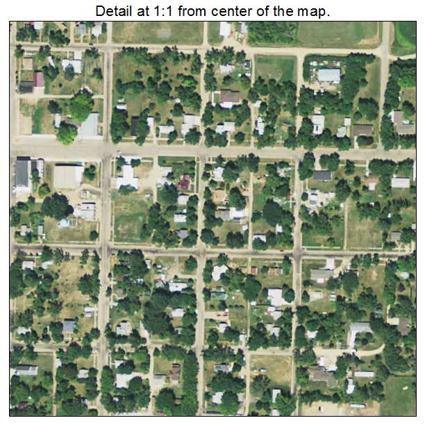 Bryant, South Dakota aerial imagery detail