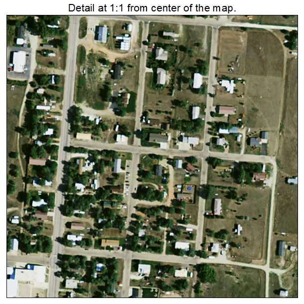 Buffalo, South Dakota aerial imagery detail