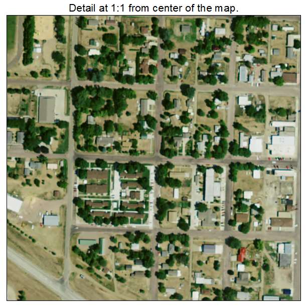 Burke, South Dakota aerial imagery detail