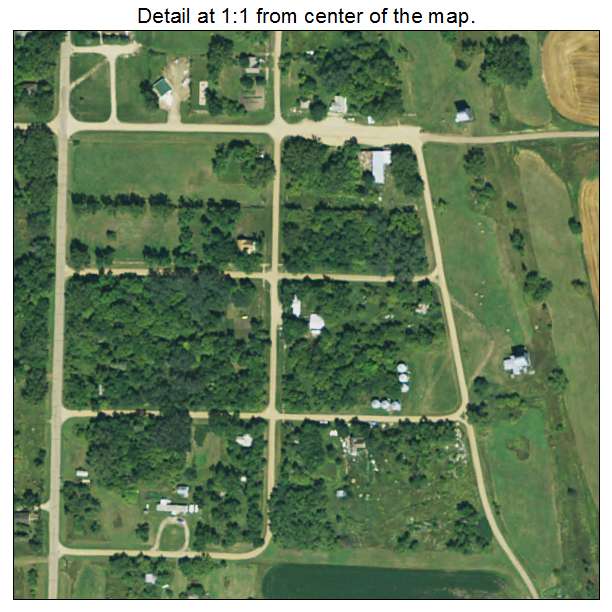 Butler, South Dakota aerial imagery detail