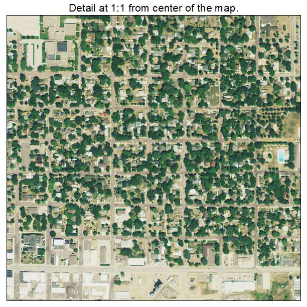 Canton, South Dakota aerial imagery detail