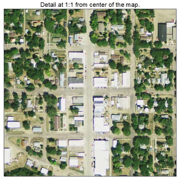 Centerville, South Dakota aerial imagery detail