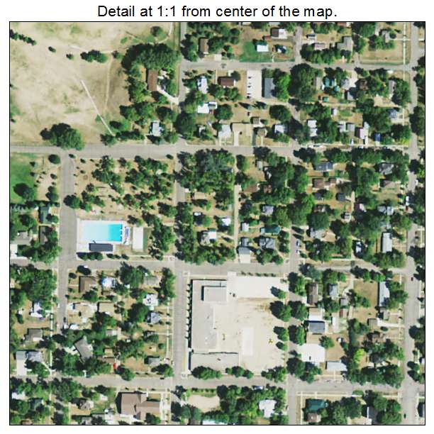 Clark, South Dakota aerial imagery detail