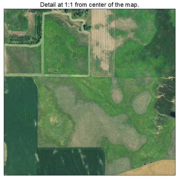 Clear Lake, South Dakota aerial imagery detail