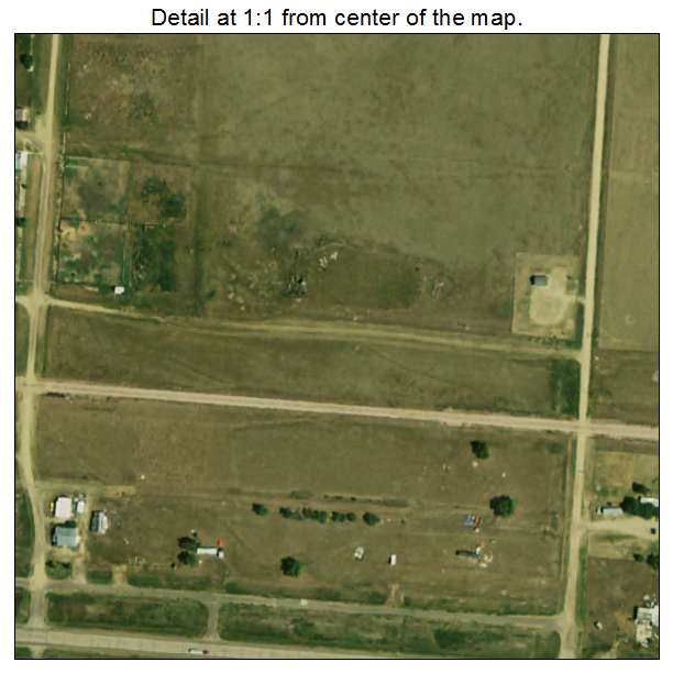 Cottonwood, South Dakota aerial imagery detail