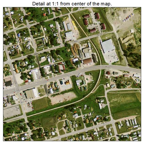 Custer, South Dakota aerial imagery detail