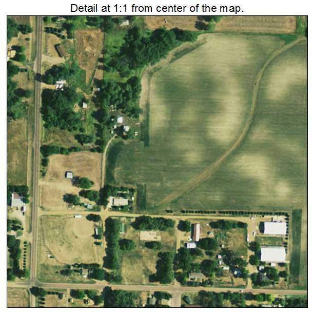 Dante, South Dakota aerial imagery detail