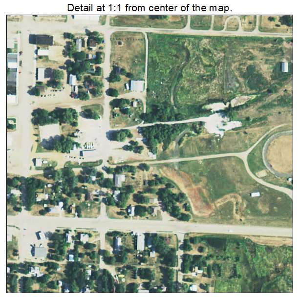 Doland, South Dakota aerial imagery detail