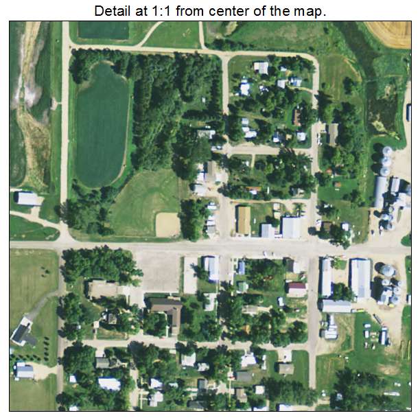 Eden, South Dakota aerial imagery detail