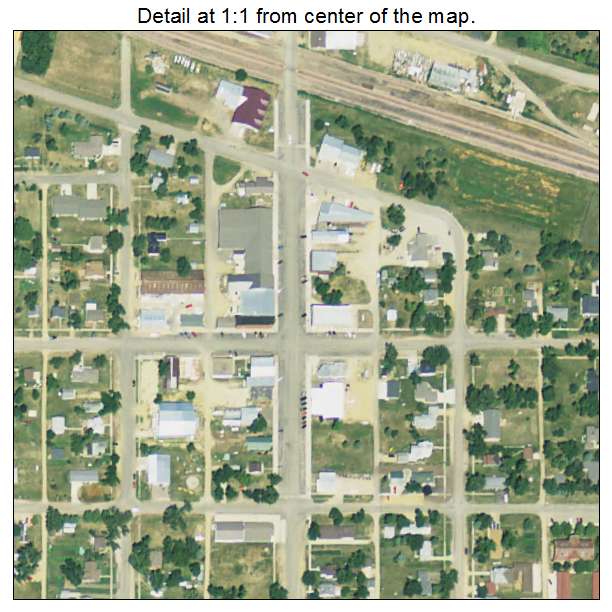 Elkton, South Dakota aerial imagery detail