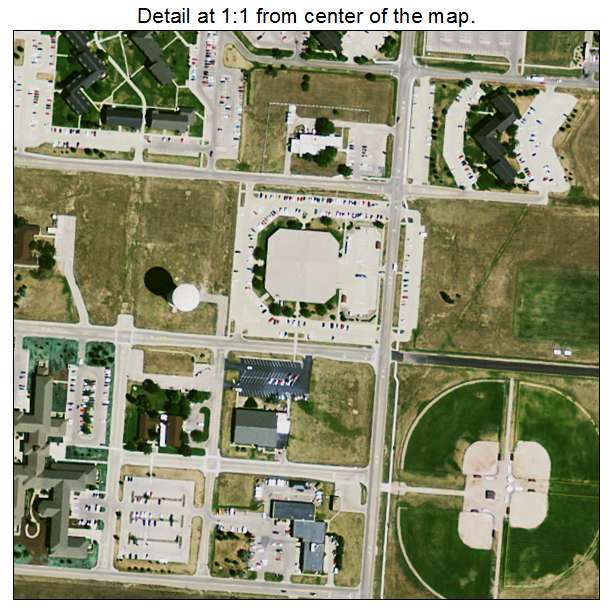 Ellsworth AFB, South Dakota aerial imagery detail