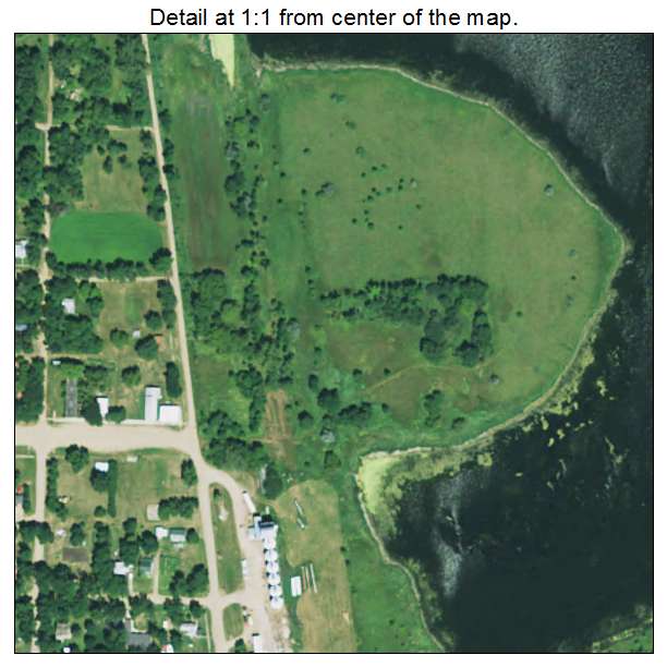 Erwin, South Dakota aerial imagery detail