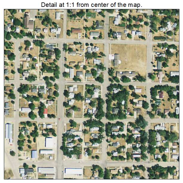 Estelline, South Dakota aerial imagery detail
