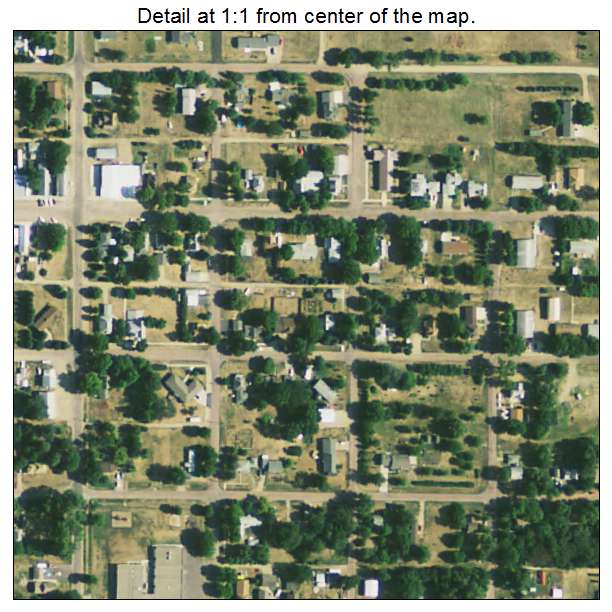 Ethan, South Dakota aerial imagery detail