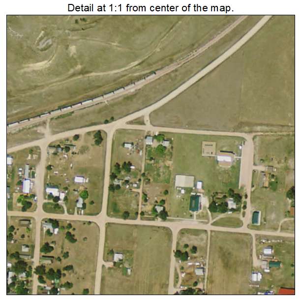 Fairburn, South Dakota aerial imagery detail