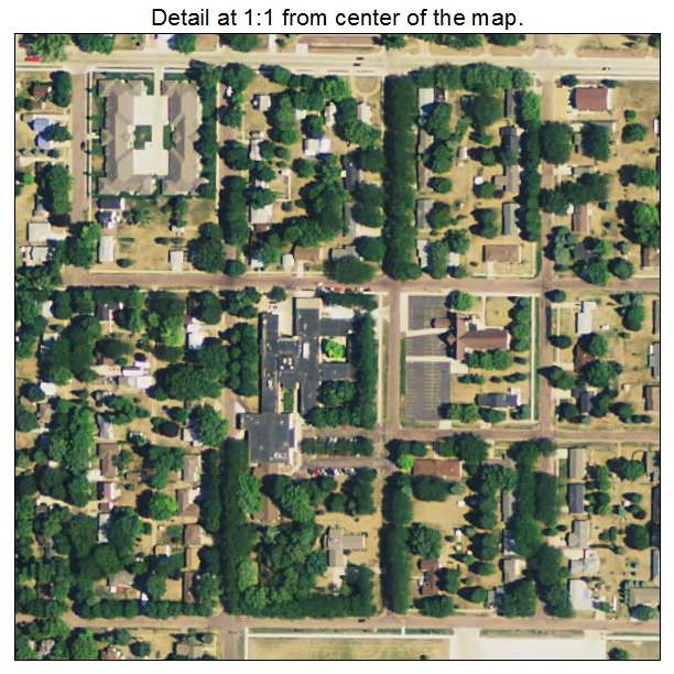 Freeman, South Dakota aerial imagery detail