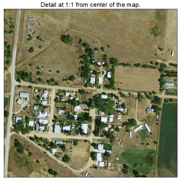 Fruitdale, South Dakota aerial imagery detail