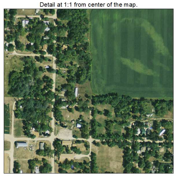 Garden City, South Dakota aerial imagery detail