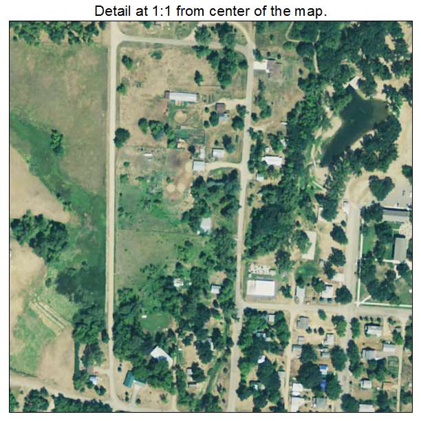 Gary, South Dakota aerial imagery detail