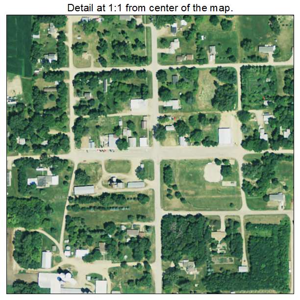 Goodwin, South Dakota aerial imagery detail