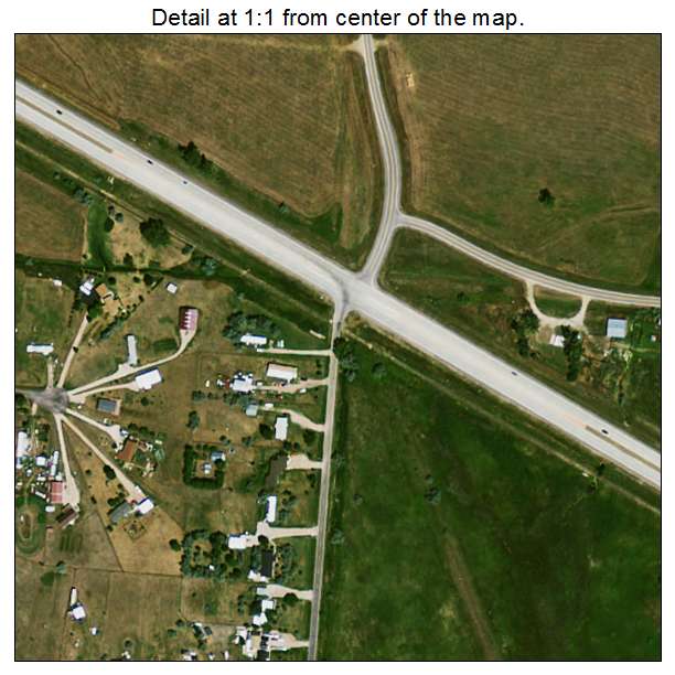 Green Valley, South Dakota aerial imagery detail